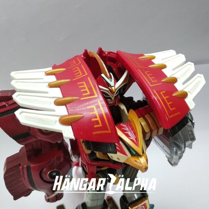 Plumas superiores 3D - DX Hyakujuu Combination GaoIcarus - Hyakujuu Sentai Gaoranger / Isis Megazord - Power Rangers Wildforce