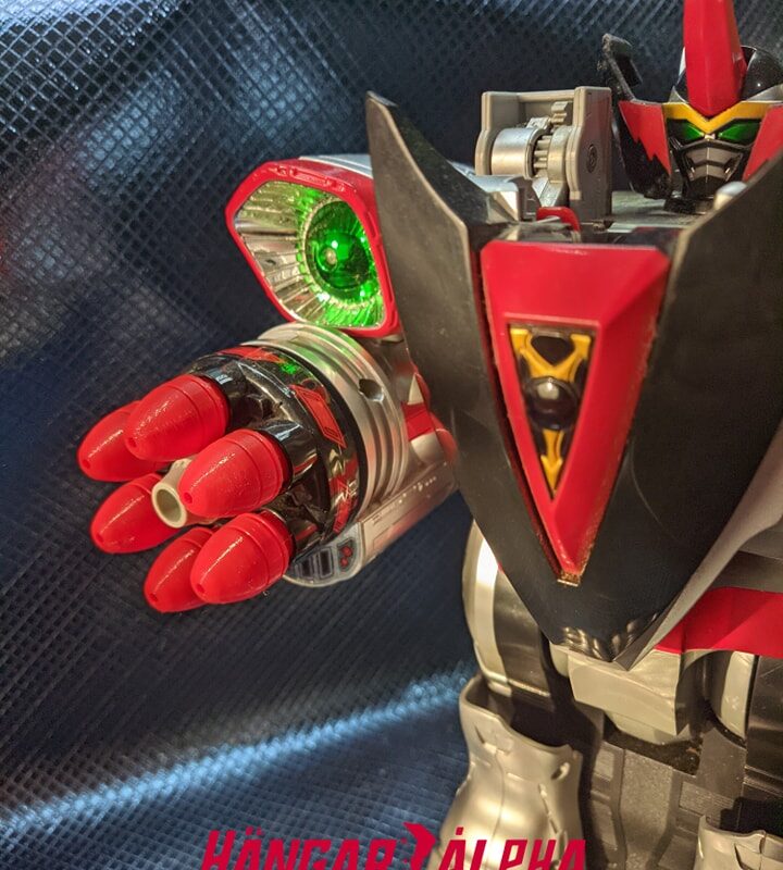 Misiles 3D - DX  V-Rex Robo - Mirai Sentai Timeranger / Quantasaurus Rex - Power Rangers Time Force.