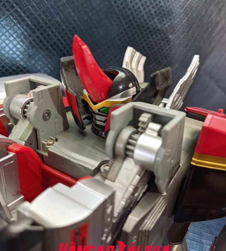 Cuerno 3D - DX V-Rex Robo - Mirai Sentai Timeranger / Quantasaurus Rex - Power Rangers Time Force.