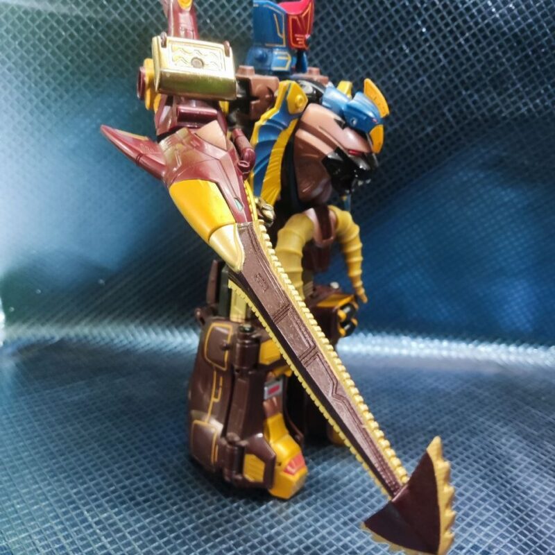 Flecha Sierra (GaoGod's Arrow Saw) - DX GaoSawShark - Hyakujuu Sentai Gaoranger. / ArrowSaw Shark Wildzord - Power Rangers WildForce